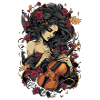Woman violin