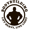 Power Silhouette Bodybuilding Emblem