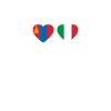 Mongolie Italie Heartbeat Flag Mongolis