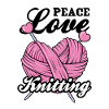Peace Love Knitting
