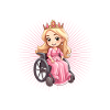 Princess on wheels