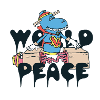420 Weltfriedens-Blauer Elch