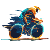 Neon Cyclist