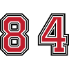 84 Zahl Symbol