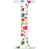 Customizable Monogram I Heart Pattern