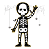 Skeleton, Halloween, Spooky vibes