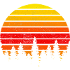 Wald Sonnenuntergang
