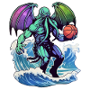Cthulhu plays basketball