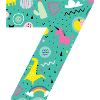 Personalized Birthday Number 7