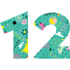 Numéro 12 anniversaire personnalisé