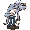 Cute Grey Werewolf