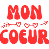 Mon Cœur Rouge Flèche