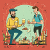 Polterabend mit Bier