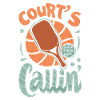 Court's Callin' Pickleball Retro