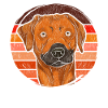 Retro Rhodesian Ridgeback
