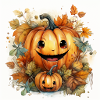 Kürbis Halloween Style