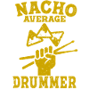 Trommeslager Sjov Nacho Gennemsnitlig tromme Percussion