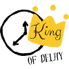 Gold crown with King lettering