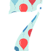 7e anniversaire ballon