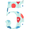5th anniversary balloon
