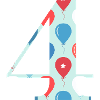 4e anniversaire ballon