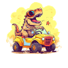 T-Rex kører monstertruck