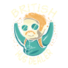 Funny 'British Hug Dealer' Tee