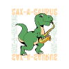 Sax-A-Saurus - TREX on saxophone