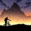 Mountainbiker Bergradler