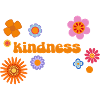 Kindness Retro Flowerpower Design