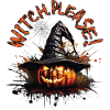 Halloween Pumpkin, Witch, Please!