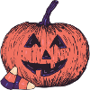Pumpkin with Candy (Dark)