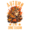 Autumn Woman Autumn Leaves Saying
