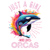 Bunter Schwertwal Orca
