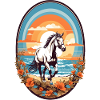 Pferd am Strand