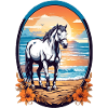 Horse on the beach