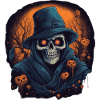 Skelett Halloween Gruselig