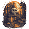 Totenkopf Halloween Grusel