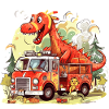 Dinosaur Fire Brigade Adventure - Dragon
