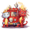Dinosaur Fire Brigade Adventure - Dragon