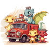 Dinosaur Fire Brigade Adventure - Dragon