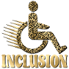INCLUSION WHEELCHAIR LEOPARD PATTERN