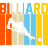 Billard Retro-Design Billard Geschenk