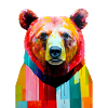 Bear animal art #bear