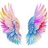 Rainbow Angel Wings