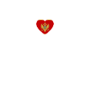 Montenegro heartbeat flag Montenegrins