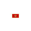 Fier drapeau monténégrin monténégrin