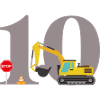 10th anniversary excavator