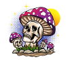 Mushroom skull
