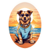 Chien sur la plage
